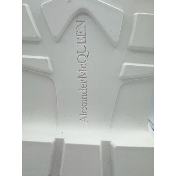 Alexander McQueen Tread Slick Boot Graffiti Optic White US 11 - Picture 10 of 11